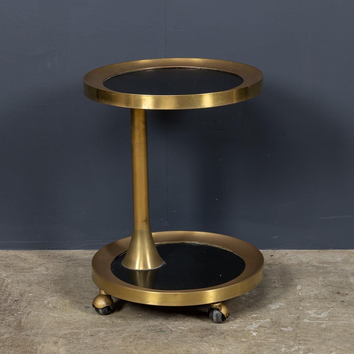 Mid 20th Century Italian Two Tier Side Table Trolley By Ignazio Gardella C.1950 photo furniture
