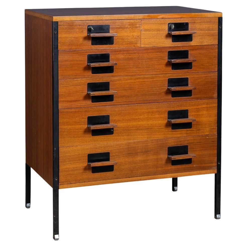 Vintage 20th Century Italian Chest Of Drawers By Ico Parisi For Mim Roma C.1950