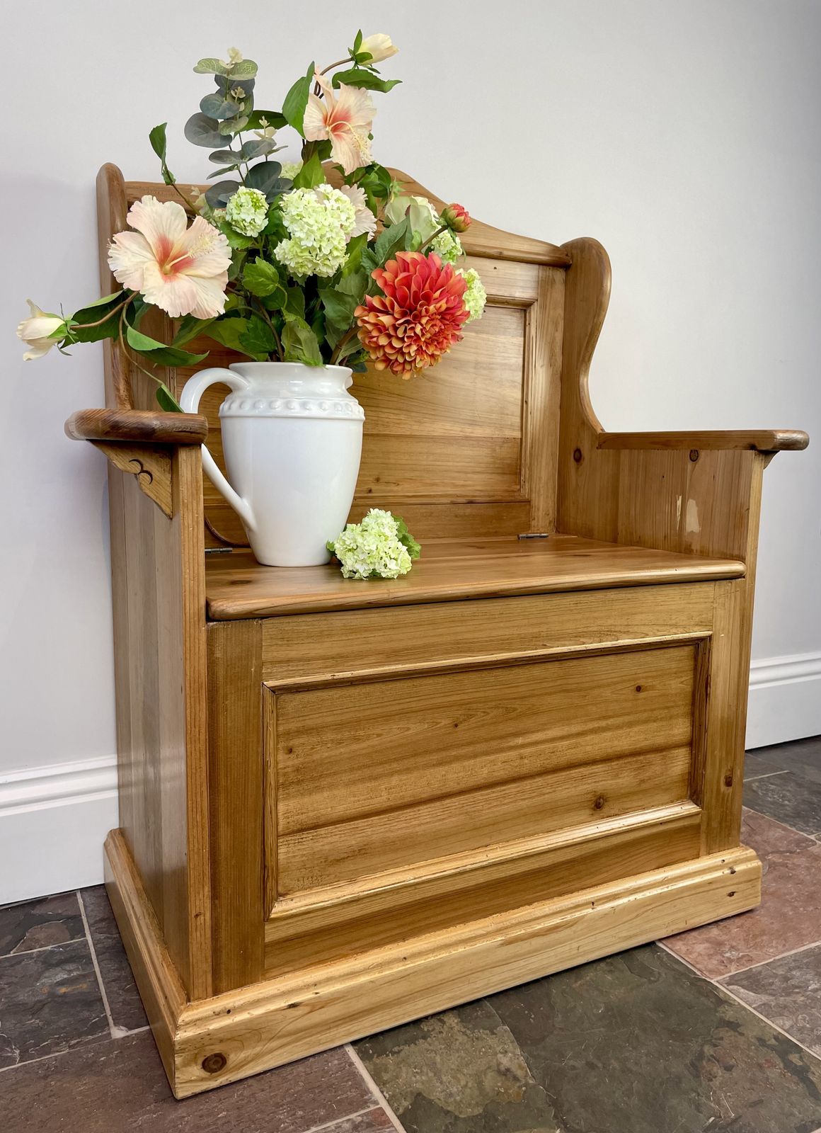 Monks Brnch, 1990s, Pine, Vintage photo Furniture