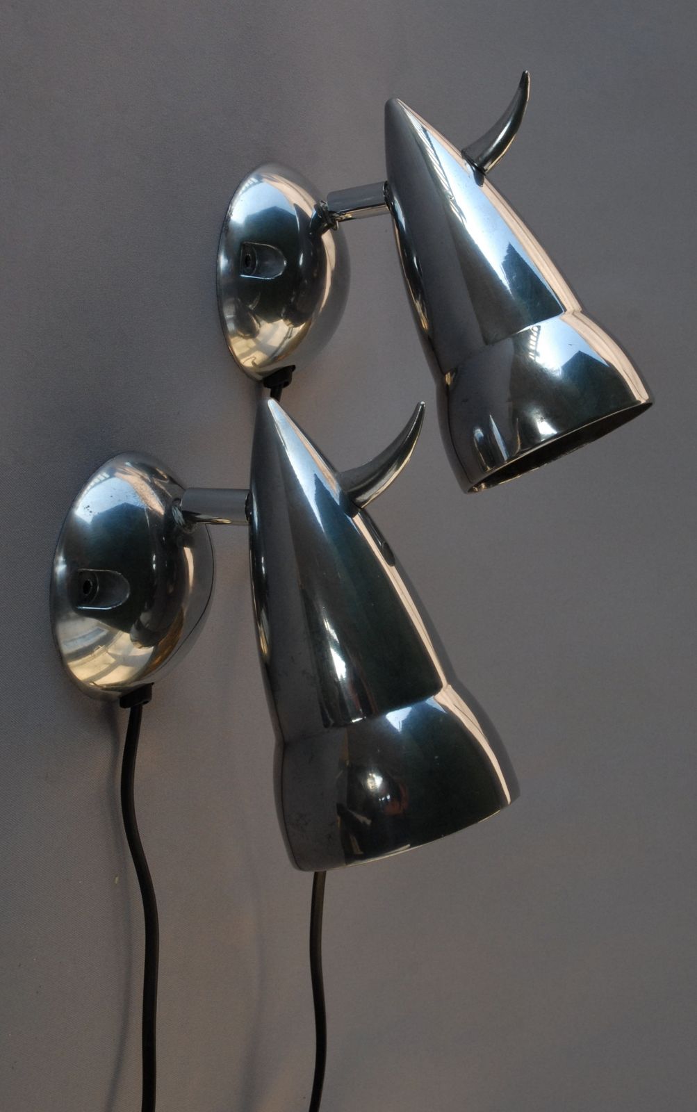 Bor Wall Lamps By Verner Panton And Ettore Sottsass For Ikea, 1980s, Set Of 2 photo vintage