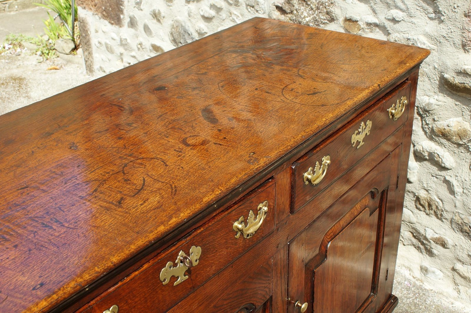 18th Century Oak Dresser., 18th Century And Earlier photo buy
