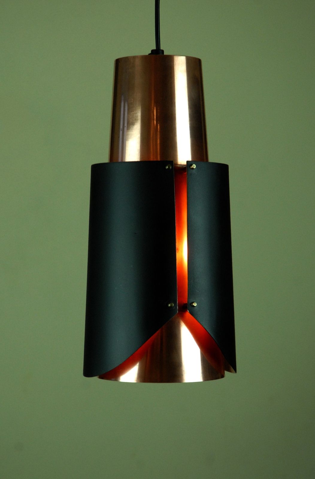 østerport Pendant Lamp Attributed To Bent Karlby For Lyfa, Denmark, 1960s photo 495.0