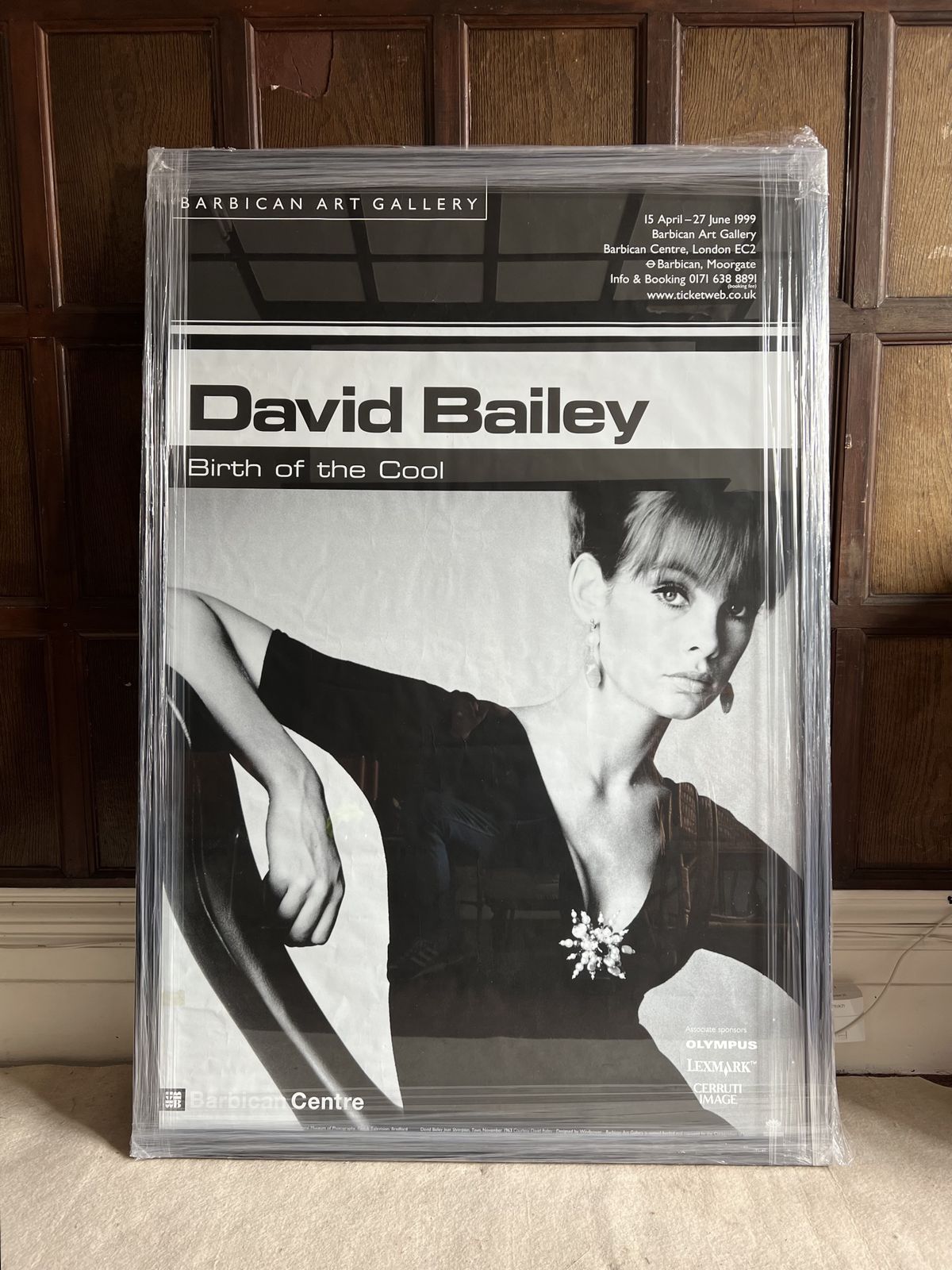 David Bailey Framed Exhibition Poster For The 'Birth Of The Cool' At Barbican Art Gallery 1999 photo furniture