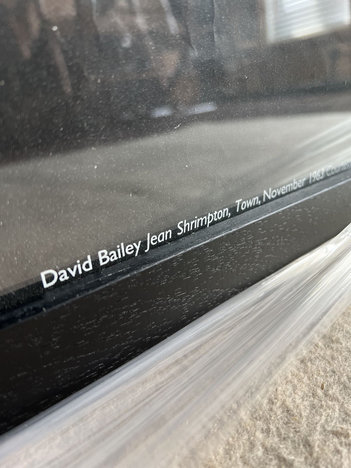 photo furniture David Bailey Framed Exhibition Poster For The 'Birth Of The Cool' At Barbican Art Gallery 1999
