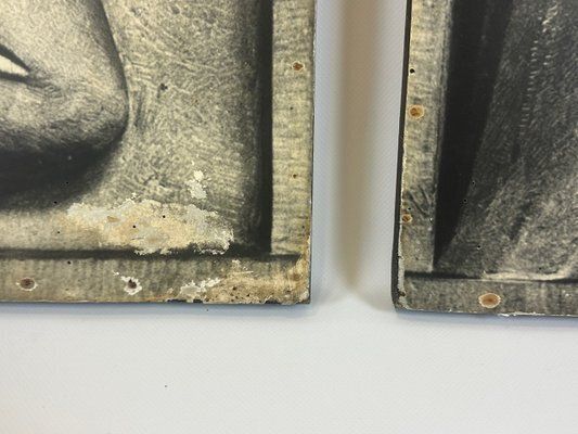 photo for sale Brutalist Stations Of The Cross, Print On Board, 1960s, Set Of 3