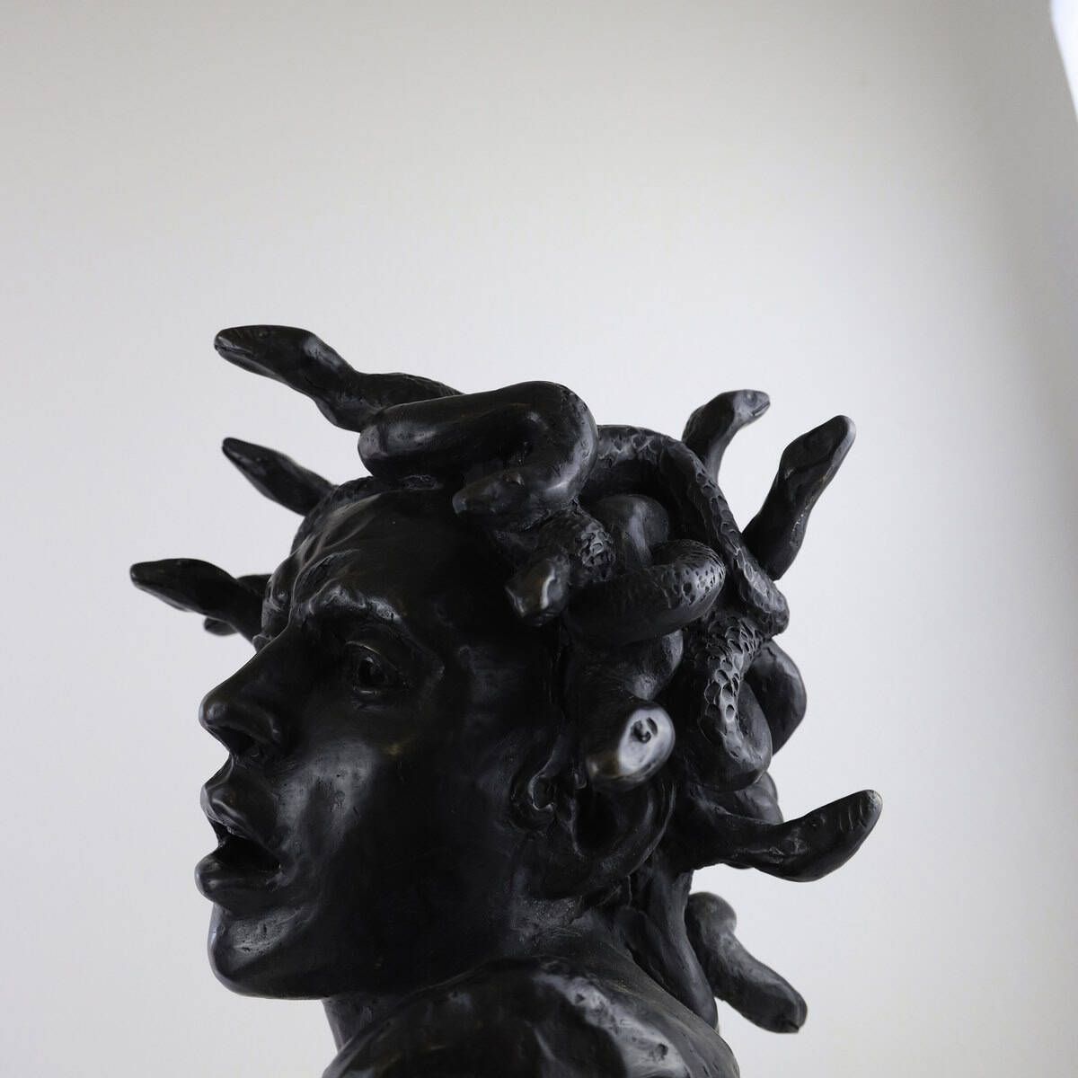 Lost Wax Bronze Sculpture, 20th Century, Head Of Medusa photo buy