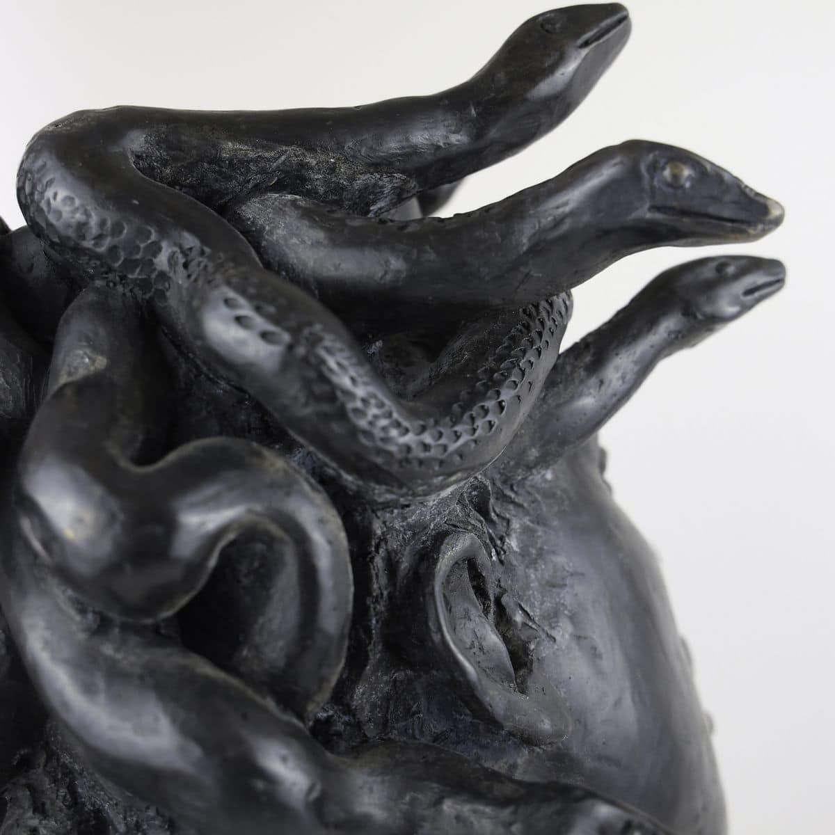 Art Lost Wax Bronze Sculpture, 20th Century, Head Of Medusa photo