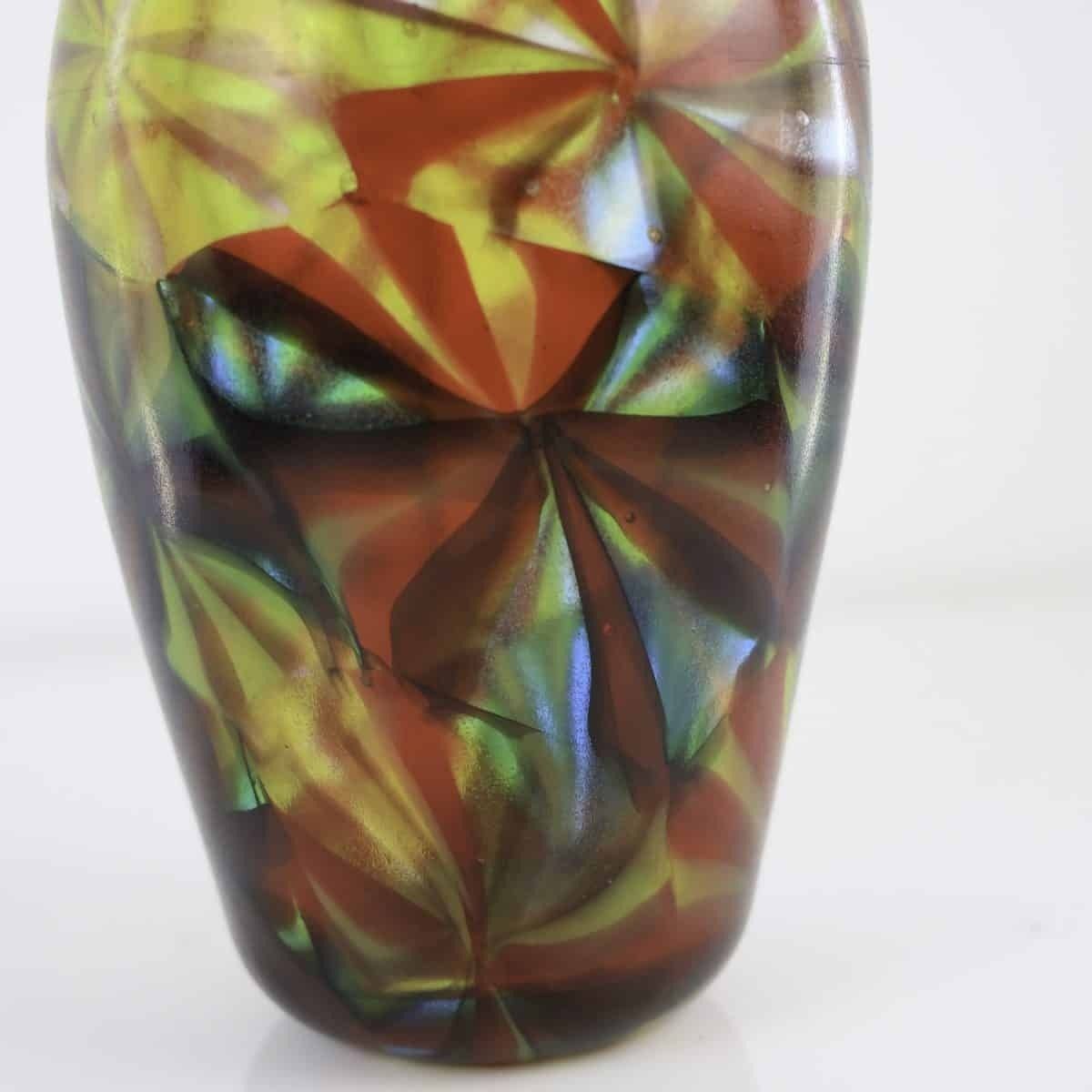 Vase From The Stellati Series, Fratelli Toso. Designer Pollio Perella, 1950s 1960s photo vinterior