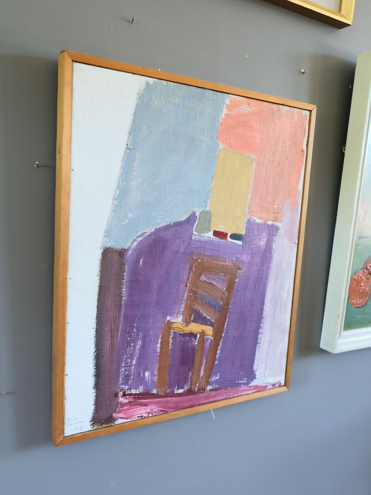 Chair By The Wall  Oil Painting photo 842.0