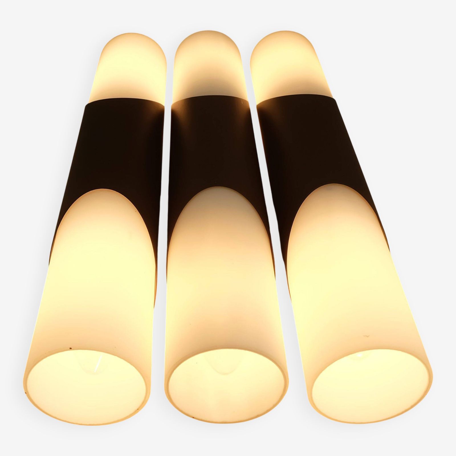 Wall Lamp Design Klaus Link For Neuhaus Leuchten 1960s Metal Satin Glass photo furniture