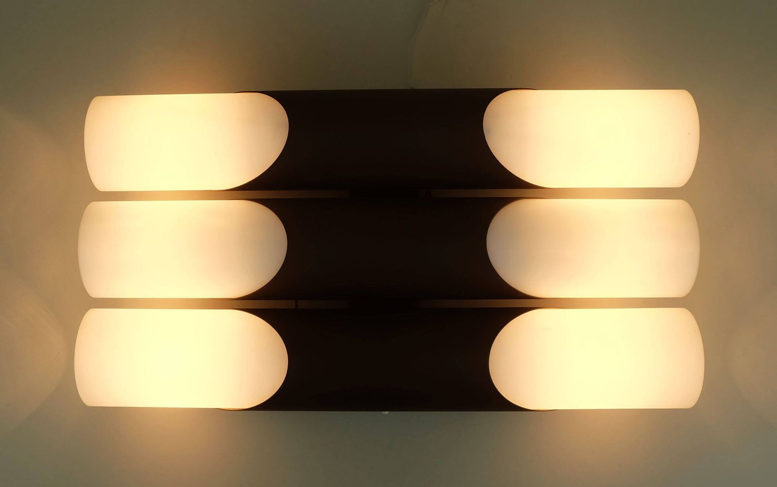 Wall Lamp Design Klaus Link For Neuhaus Leuchten 1960s Metal Satin Glass photo vintage