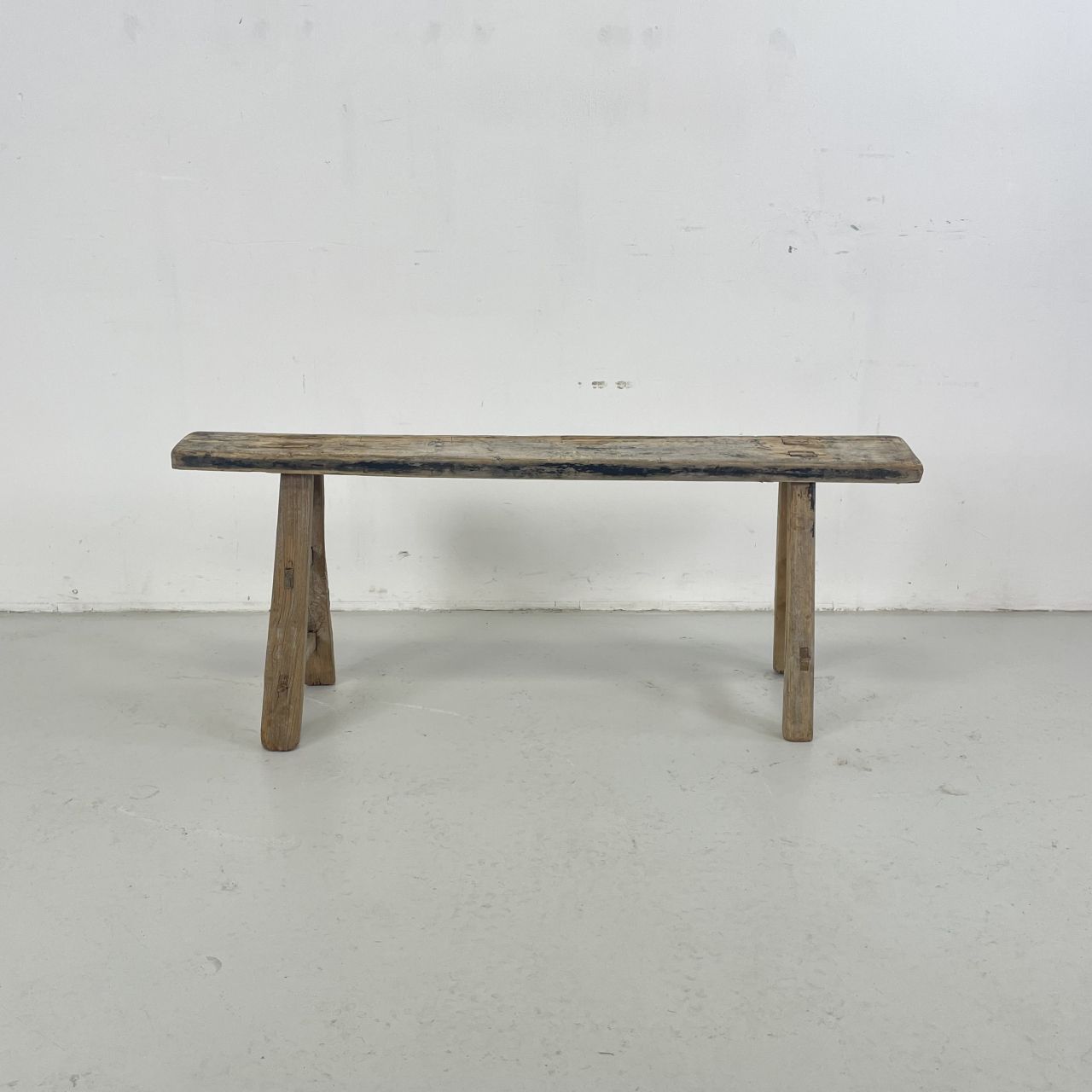 Rustic Wooden Pig Bench photo furniture