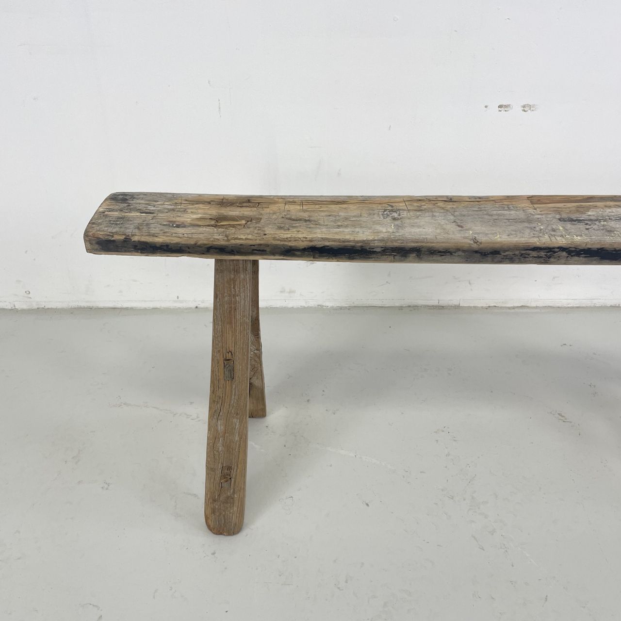 Rustic Wooden Pig Bench photo for sale