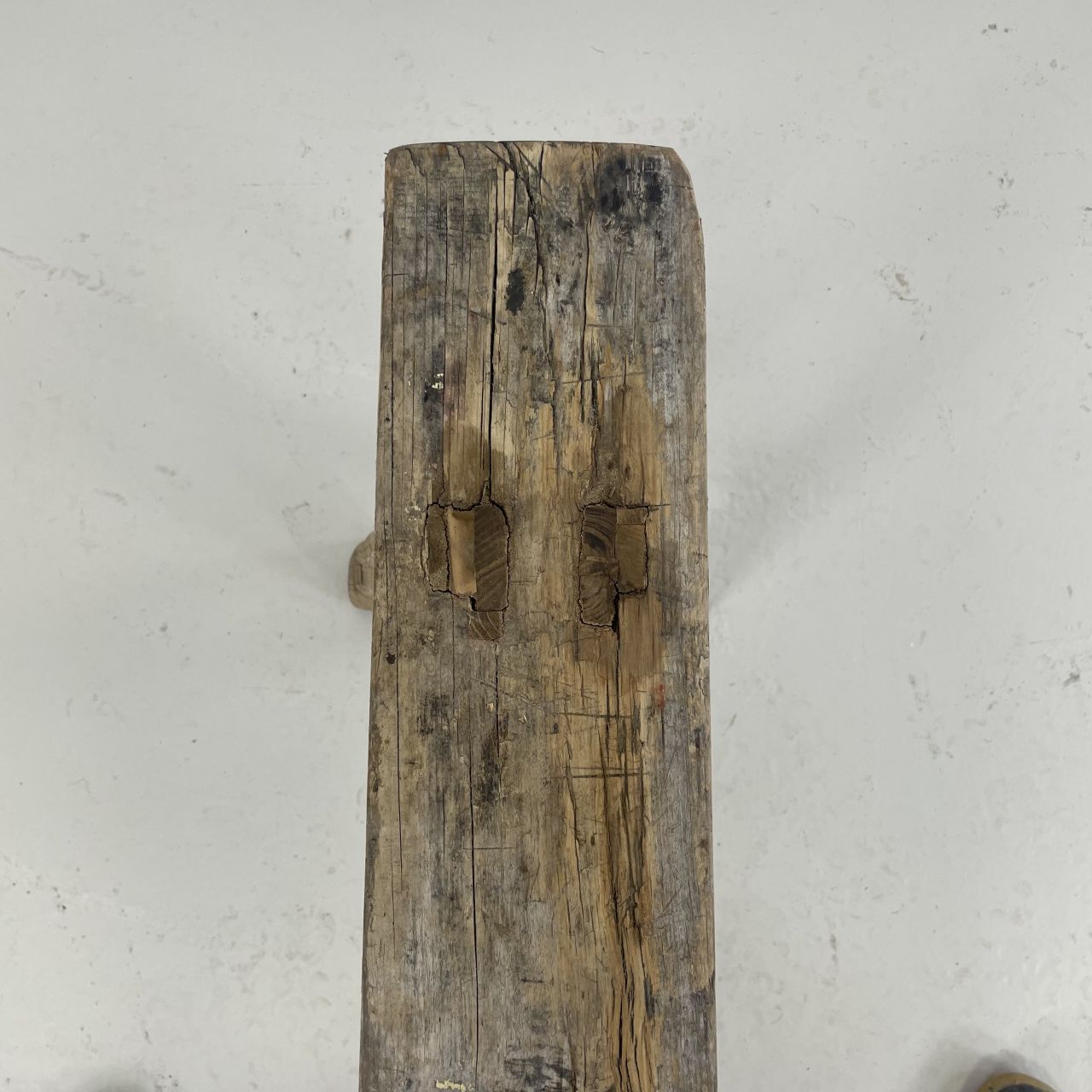 Rustic Wooden Pig Bench photo buy
