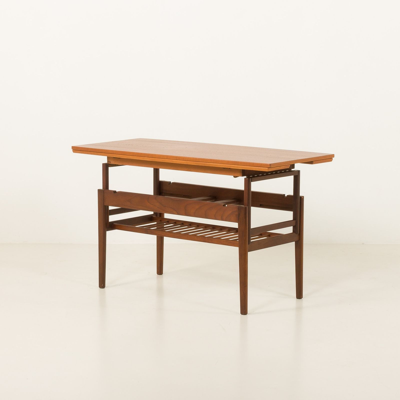 photo furniture Vintage Elevator Teak Table Attr. To Kai Kristiansen, 1960s