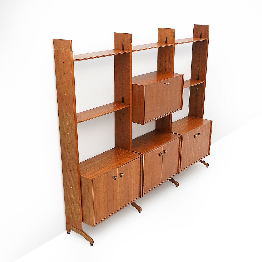 Bookcase With Wooden Uprights By Av Arredamenti Contemporanei, 1960s photo Furniture