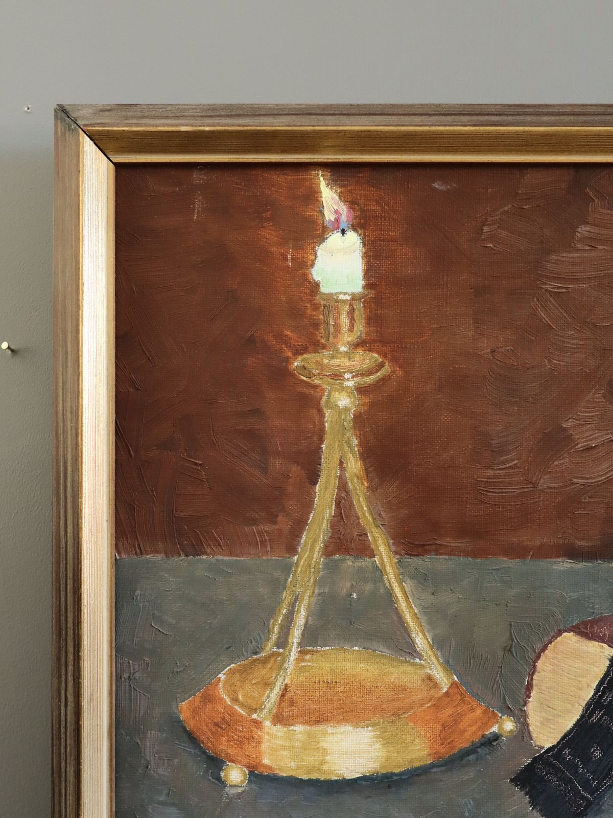 By Candlelight, Oil Painting, 1970s photo 457.0