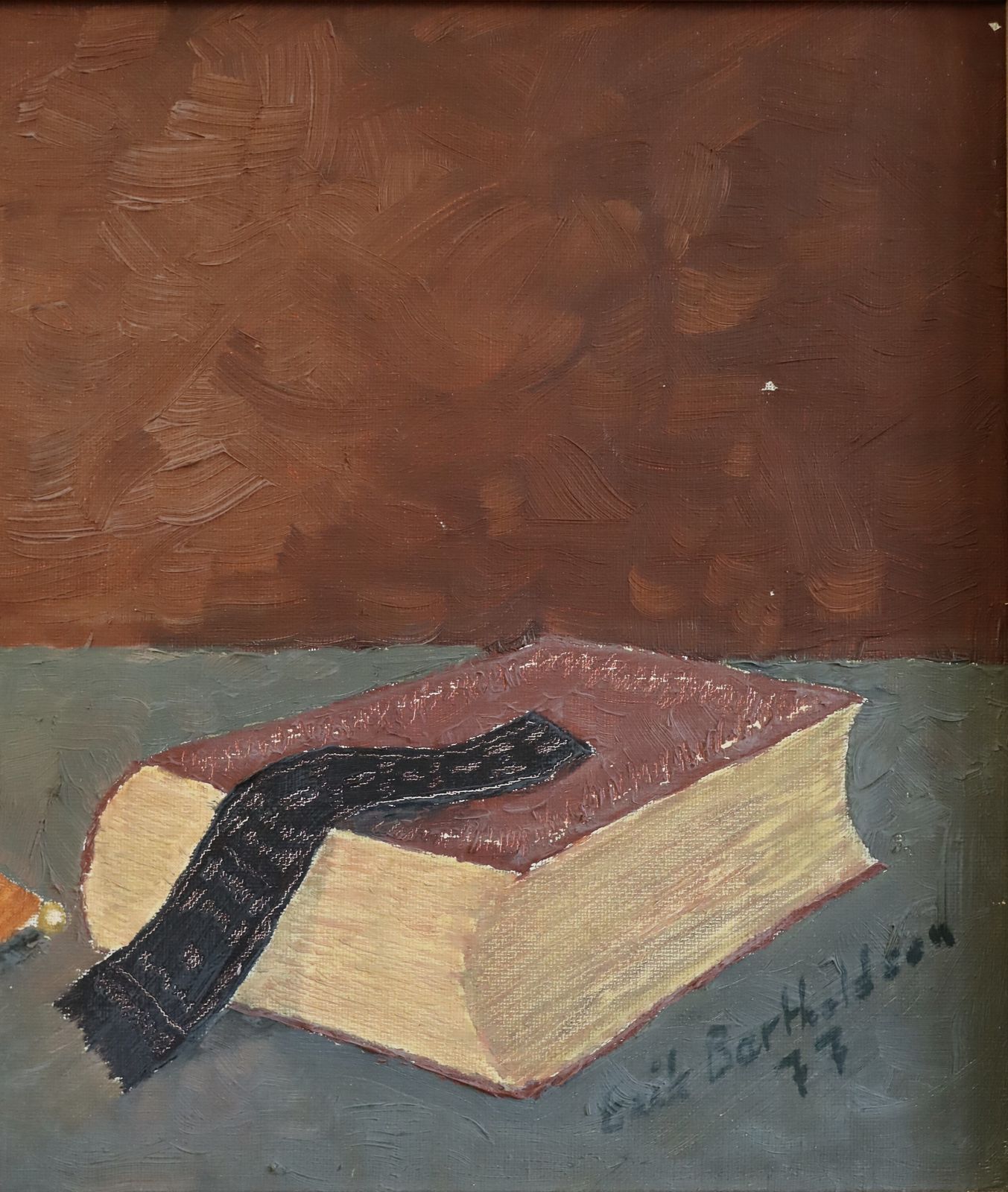 photo for sale By Candlelight, Oil Painting, 1970s