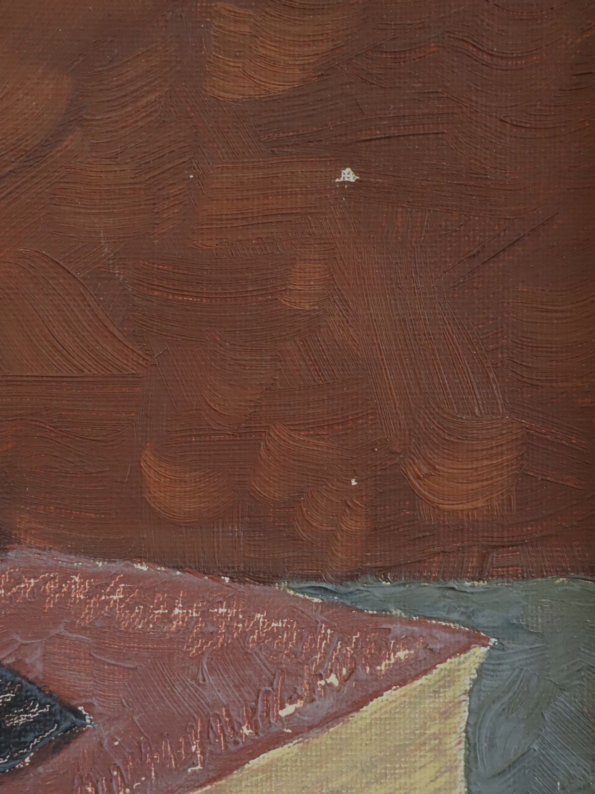 Art By Candlelight, Oil Painting, 1970s photo