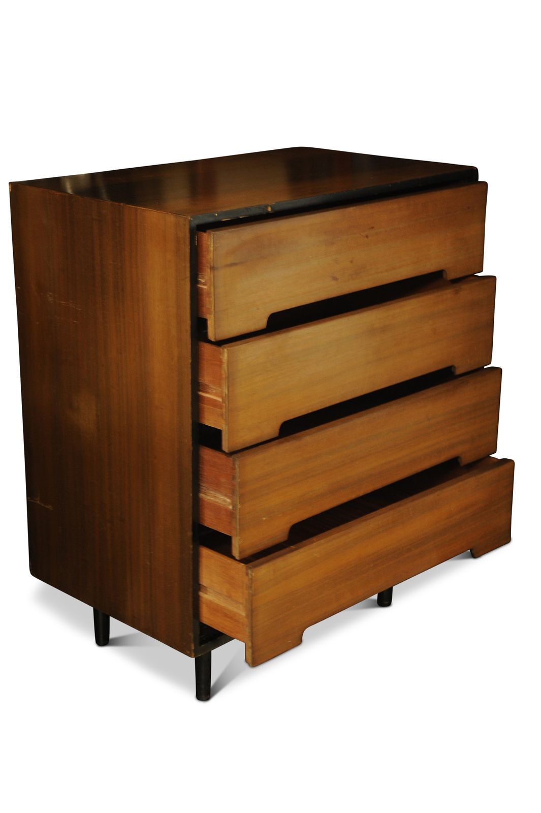 Stag C Range Walnut Chest Of Four Drawers By John & Sylvia Reid, 1960s photo for sale