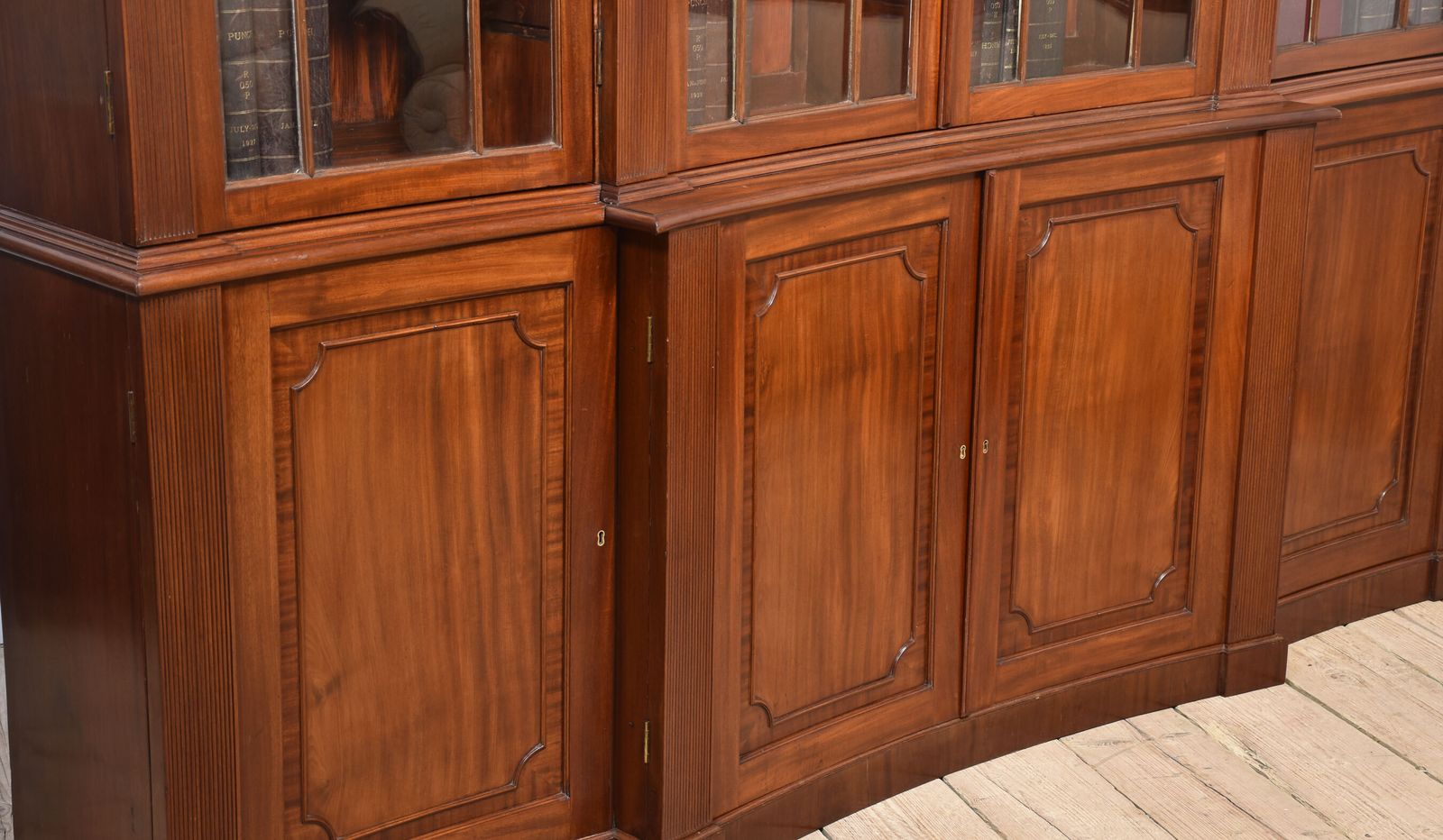 Furniture Regency Mahogany Library Bookcase photo