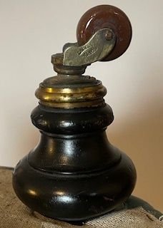 photo for sale Antique Howard Style Button Back Over Stuffed Bedroom Nursing Chair