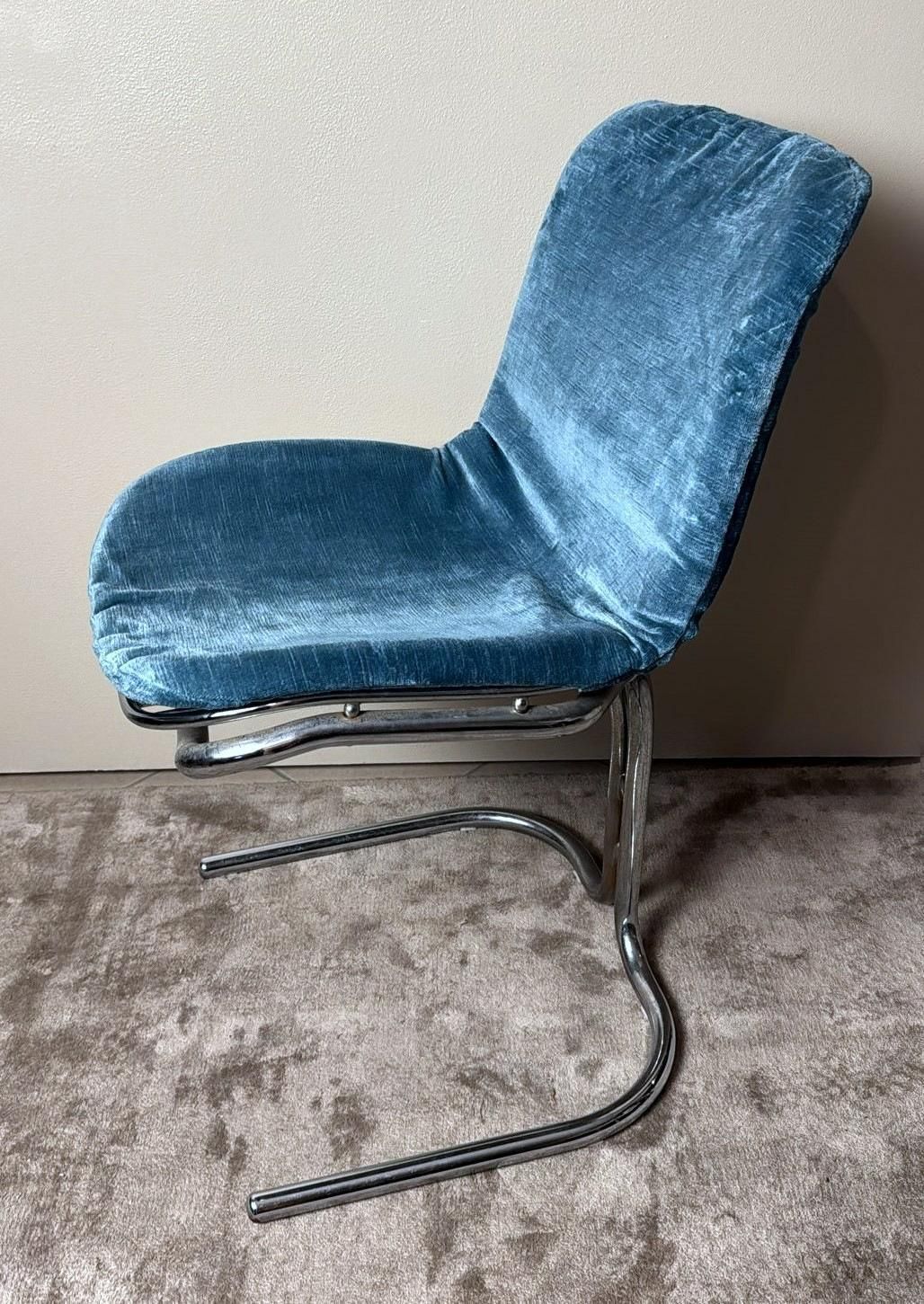 Gastone Rinaldi  Designer Italian Steel Tubular Chair For Rima Padova photo furniture