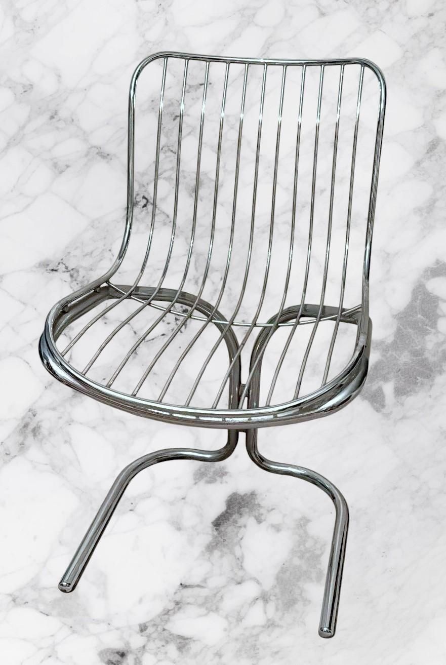 photo buy Gastone Rinaldi  Designer Italian Steel Tubular Chair For Rima Padova