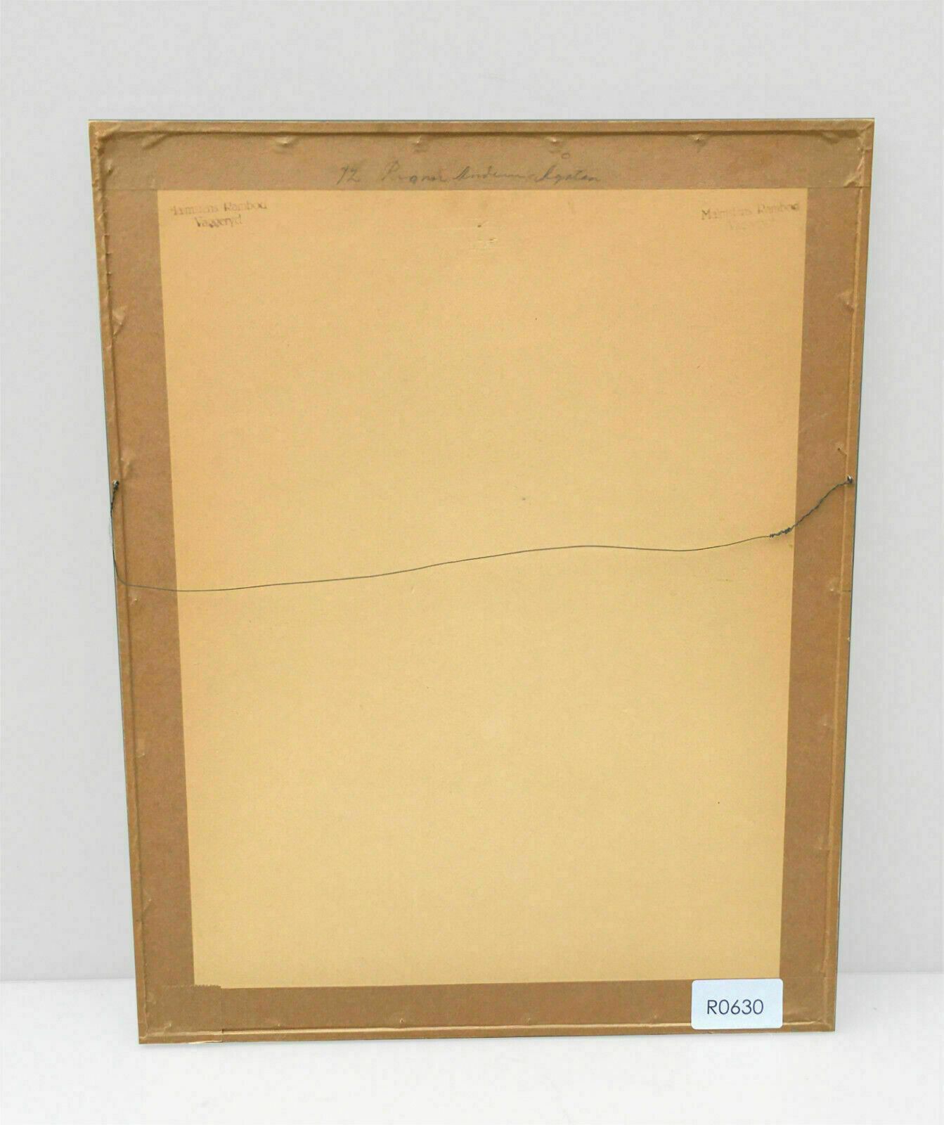 Vintage Lithography On Paper Abstract Cityscape Print, Signed By S. N In 1972 photo vintage