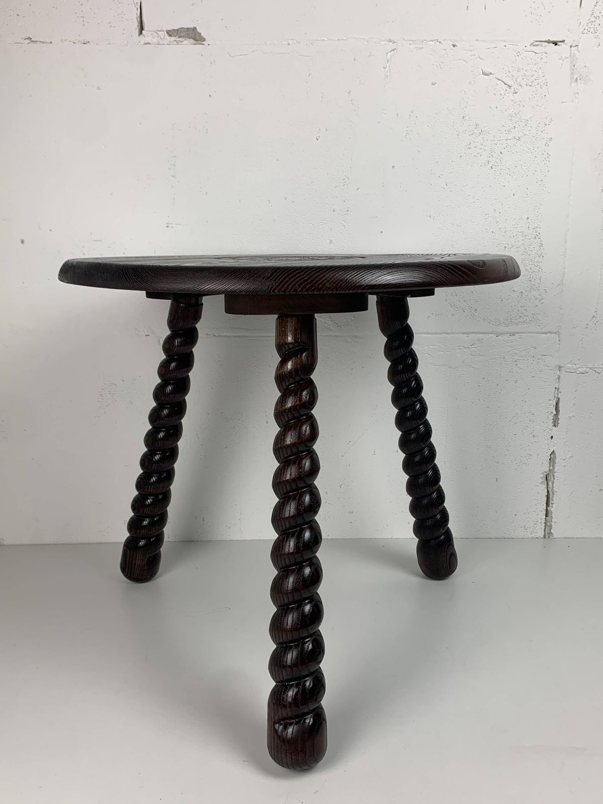 photo for sale French Modernist Wood Turned Bobbin Side Sable In The Manner Of Charles Dud