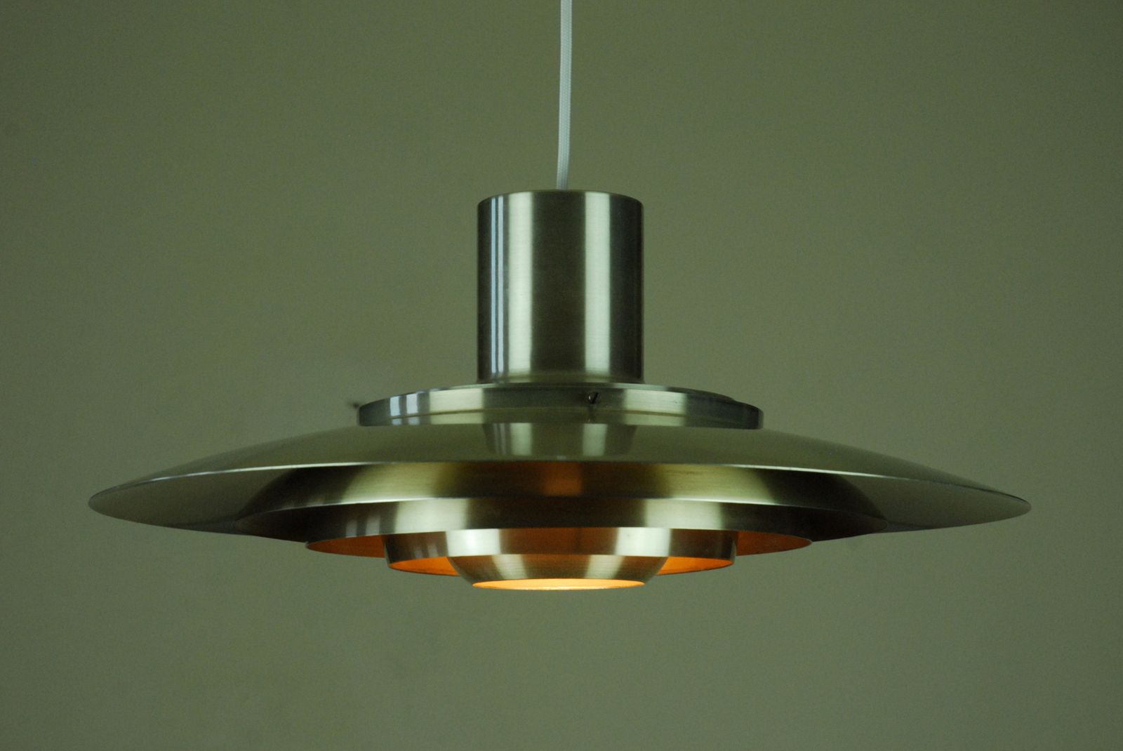 Pendant Lamp By Preben Fabricius And Jørgen Kastholm For Nordisk Solar Compagni, Denmark, 1980s photo for sale
