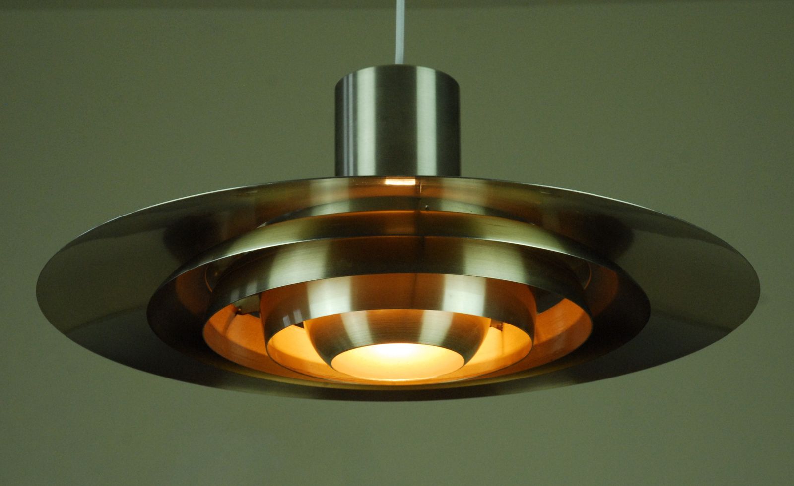 Pendant Lamp By Preben Fabricius And Jørgen Kastholm For Nordisk Solar Compagni, Denmark, 1980s