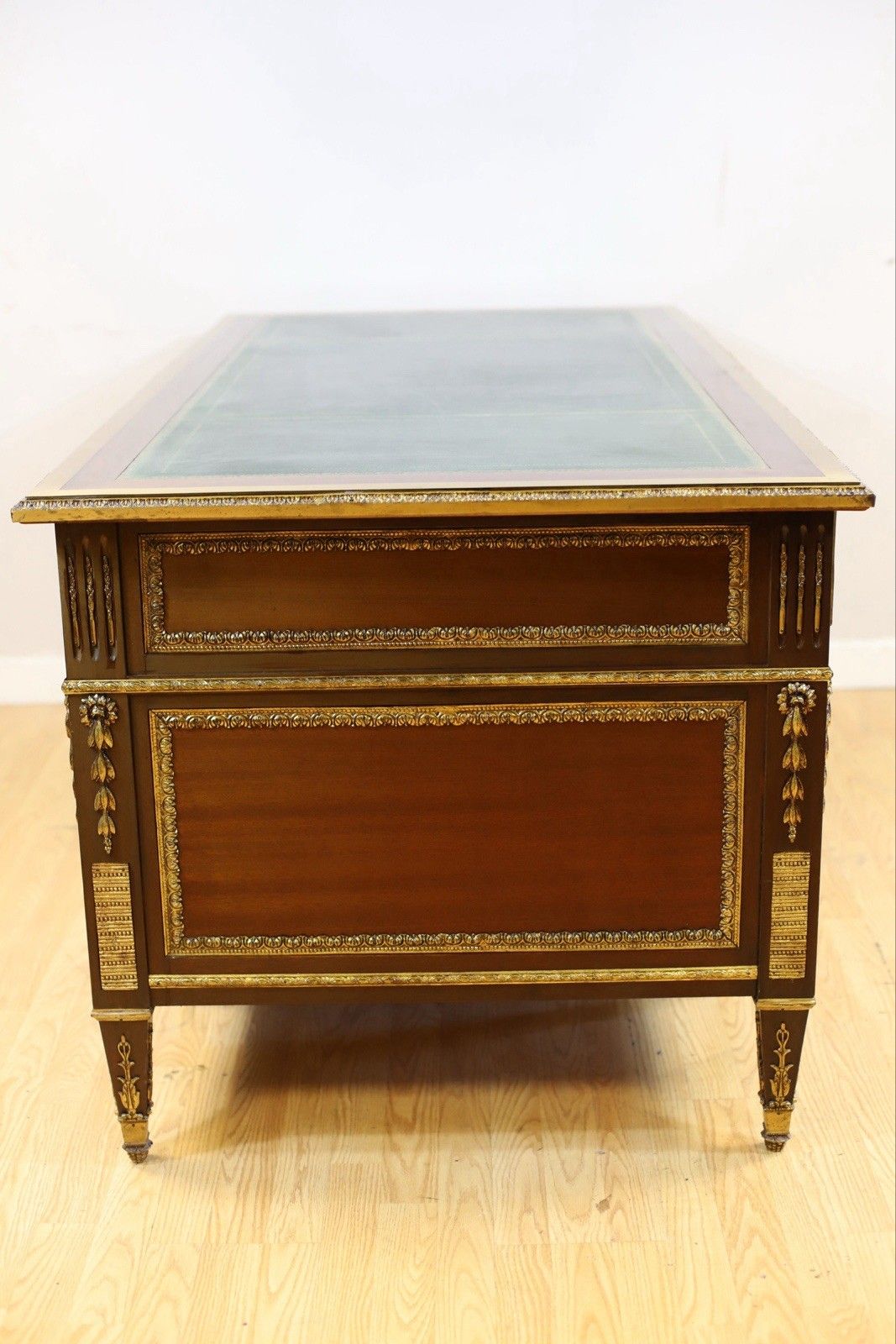 Furniture Stunning French Empire Style Mahogany Desk photo