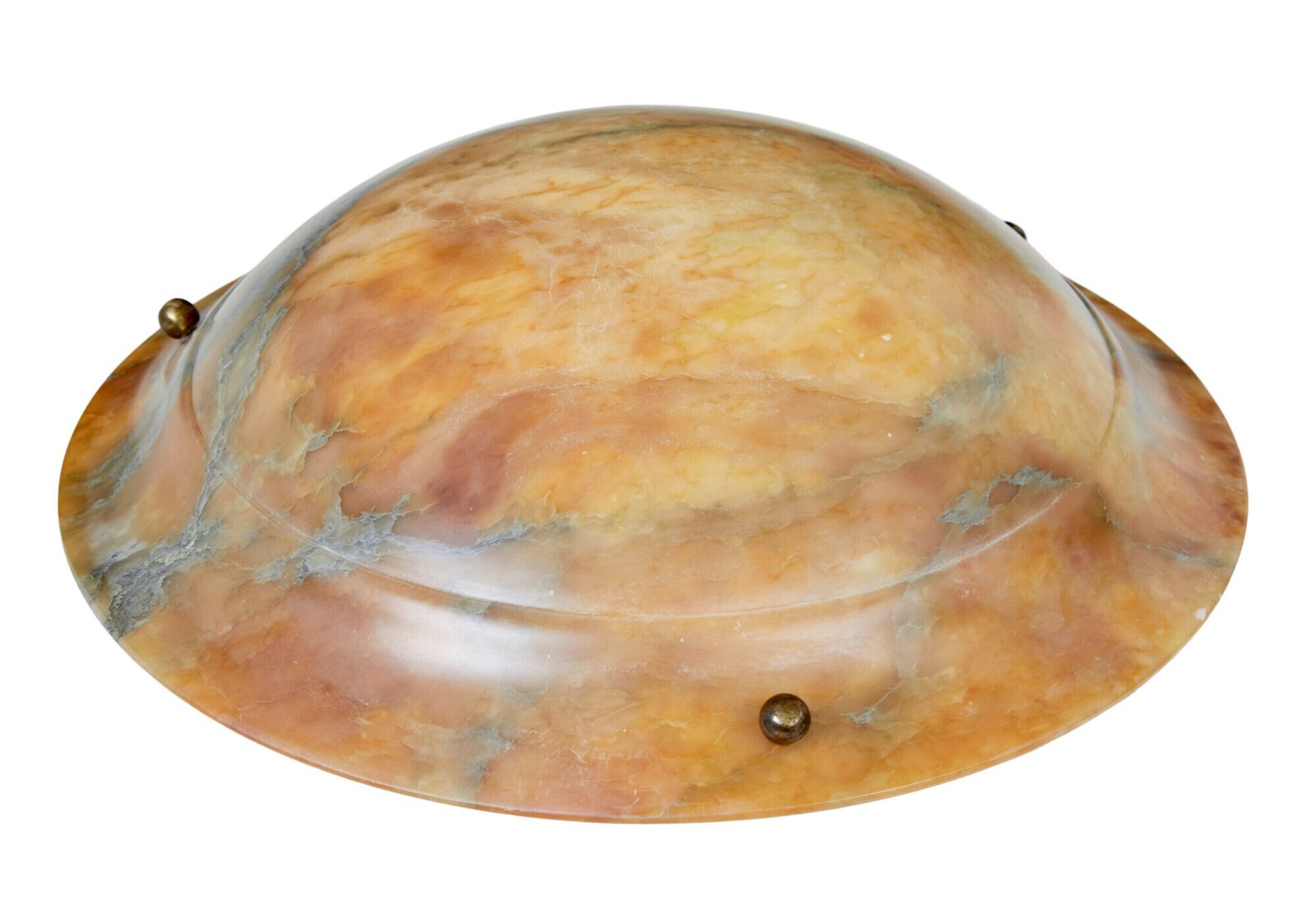 Art Deco Carved Alabaster Ceiling Light photo 1535.0