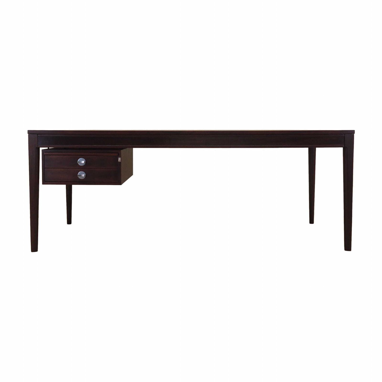 Mahogany Desk, Danish Design, 1970s, Designer: Finn Juhl