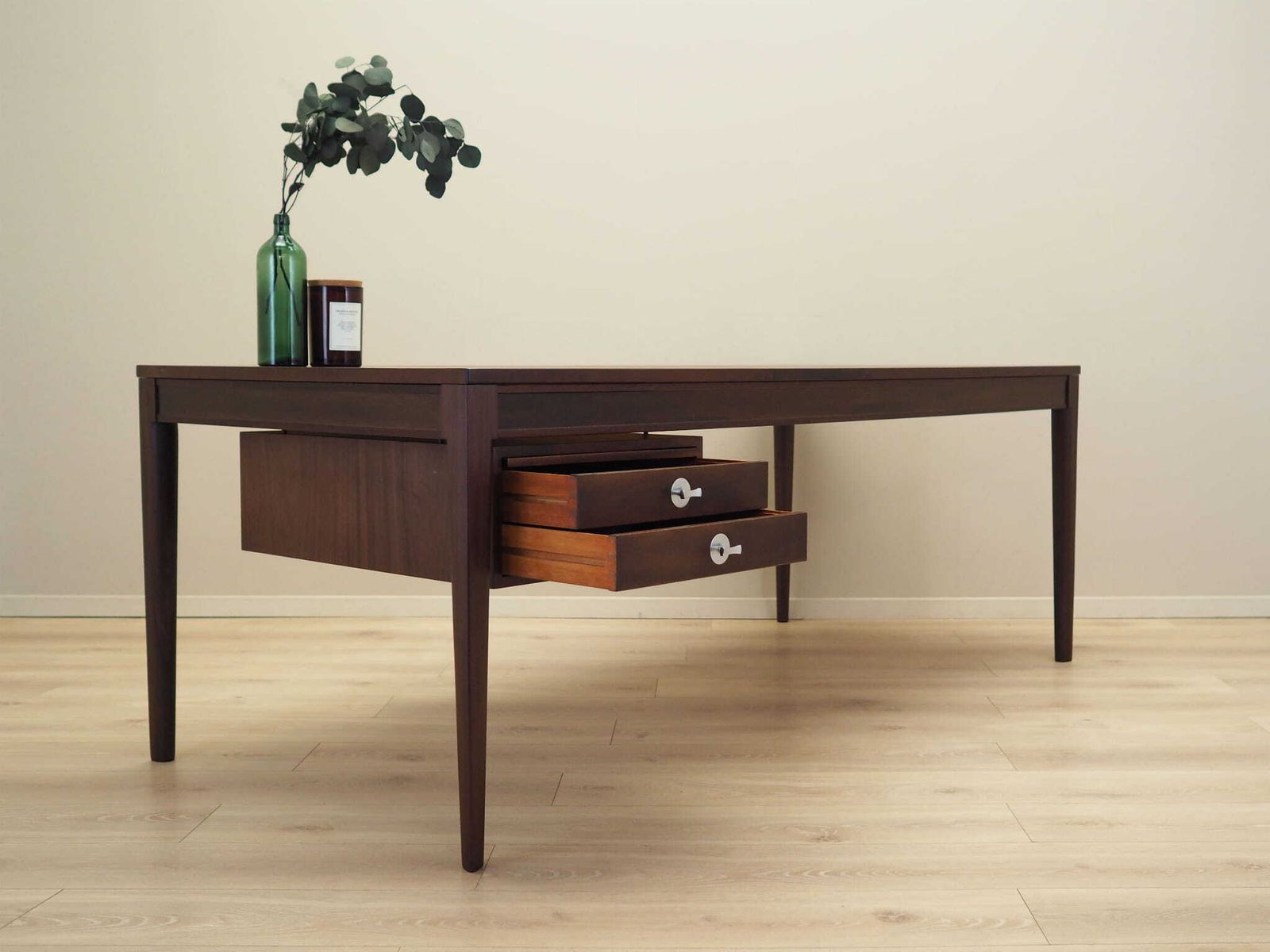 Mahogany Desk, Danish Design, 1970s, Designer: Finn Juhl photo 5809.0