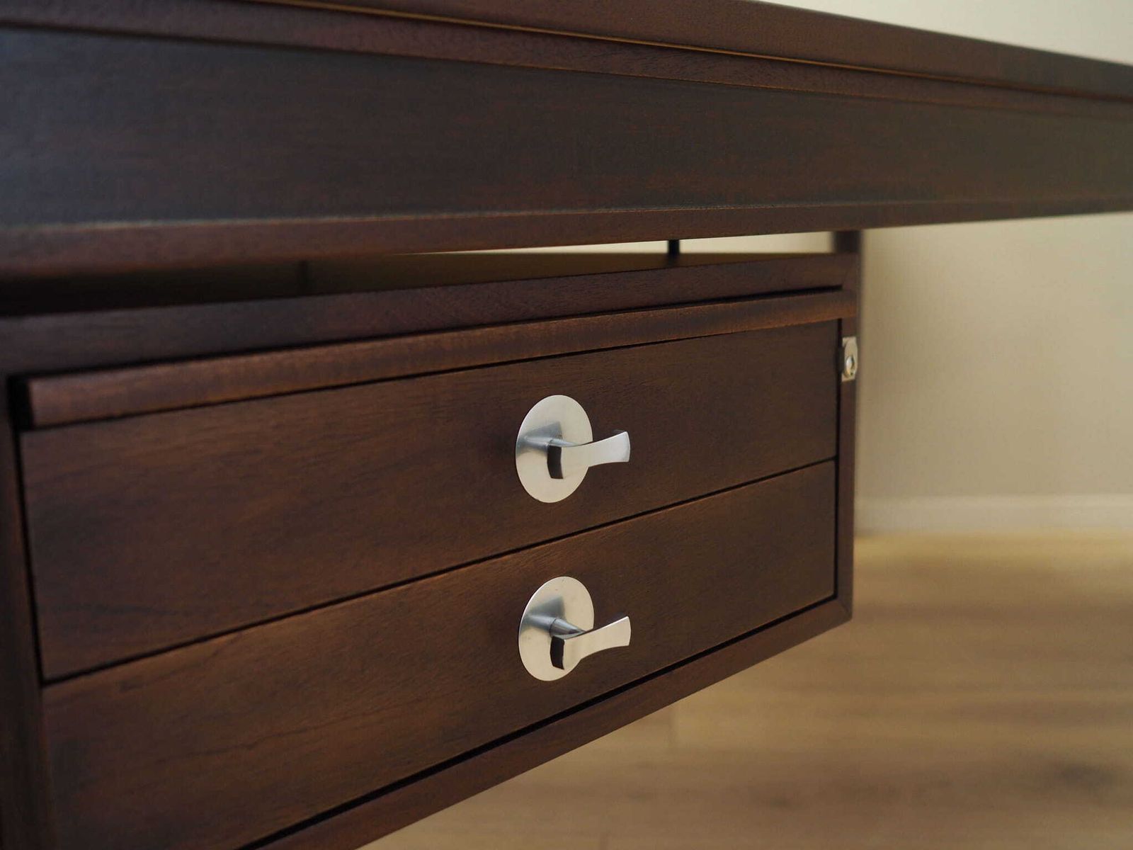 photo buy Mahogany Desk, Danish Design, 1970s, Designer: Finn Juhl