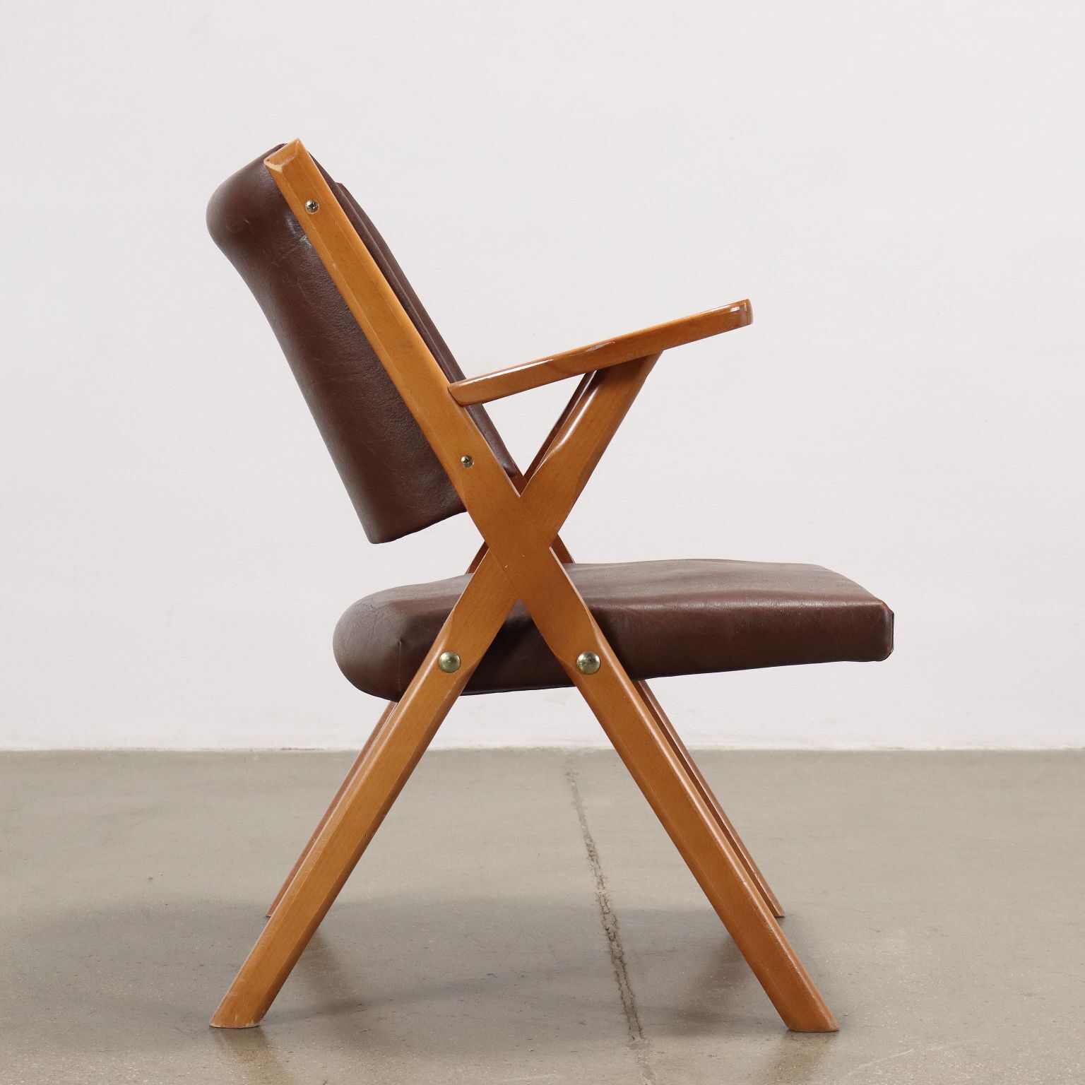 Armchair Leatherette Italy 1960s photo for sale
