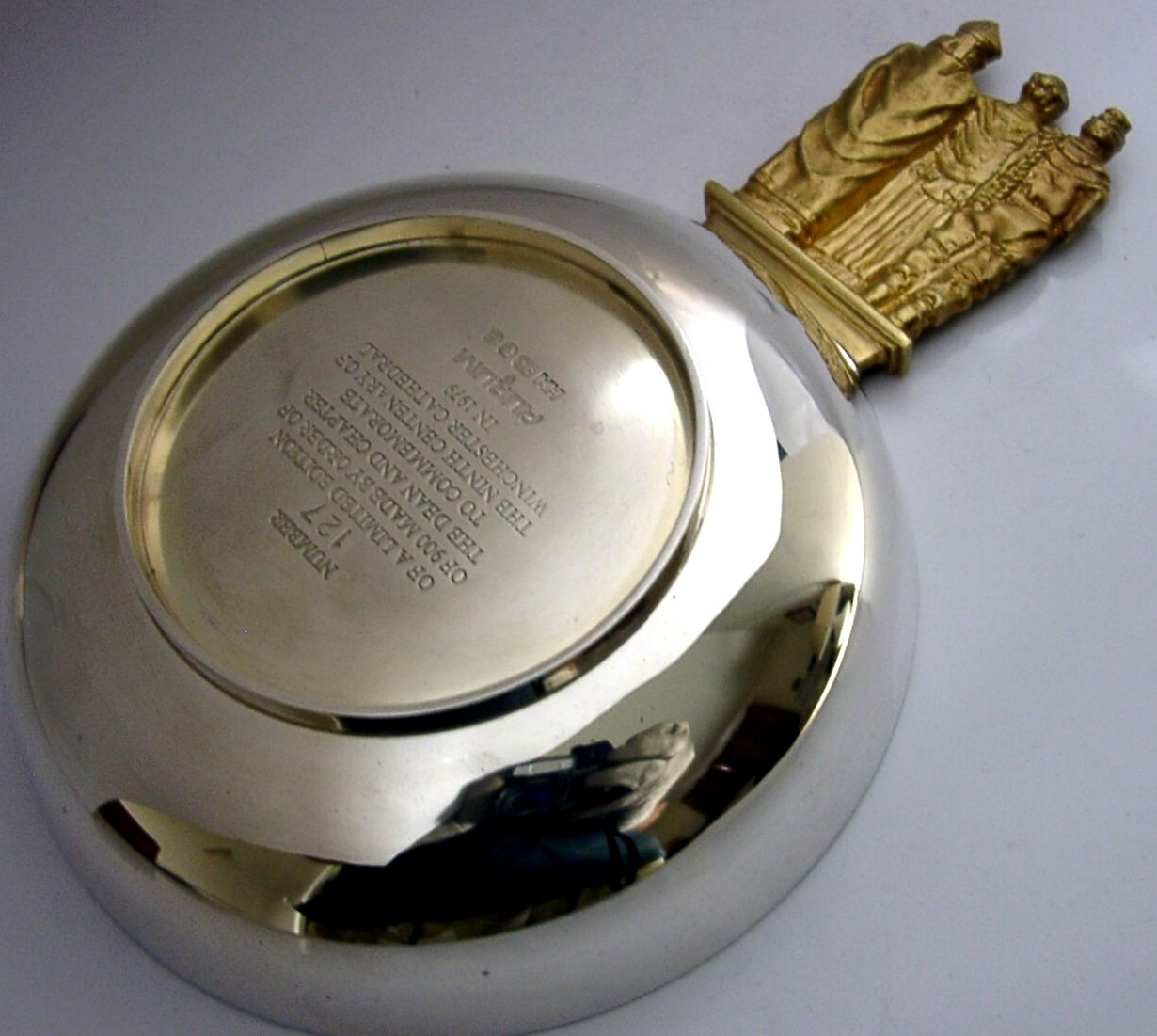 Home Decor Aurum 214g Sterling Silver Winchester Cathedral Bowl 1979 Aurum Hector Miller photo