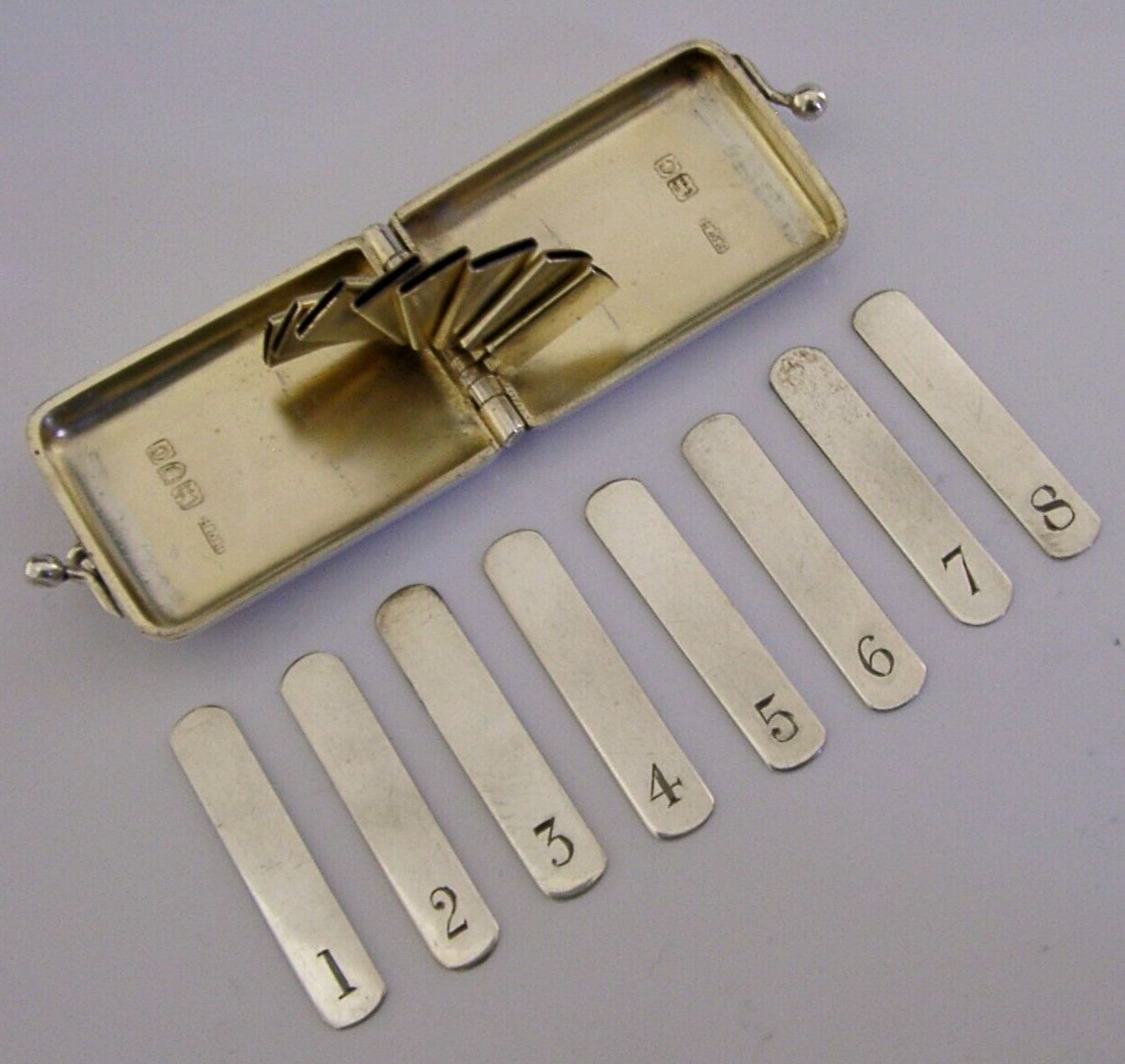 Rare Victorian Viscount Sterling Silver Butt Marker 1898 Antique Shooting photo Home Decor