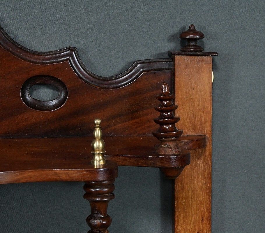 Mahogany Wall Shelf, Louis Philippe Period – Mid 19th Century photo vinterior