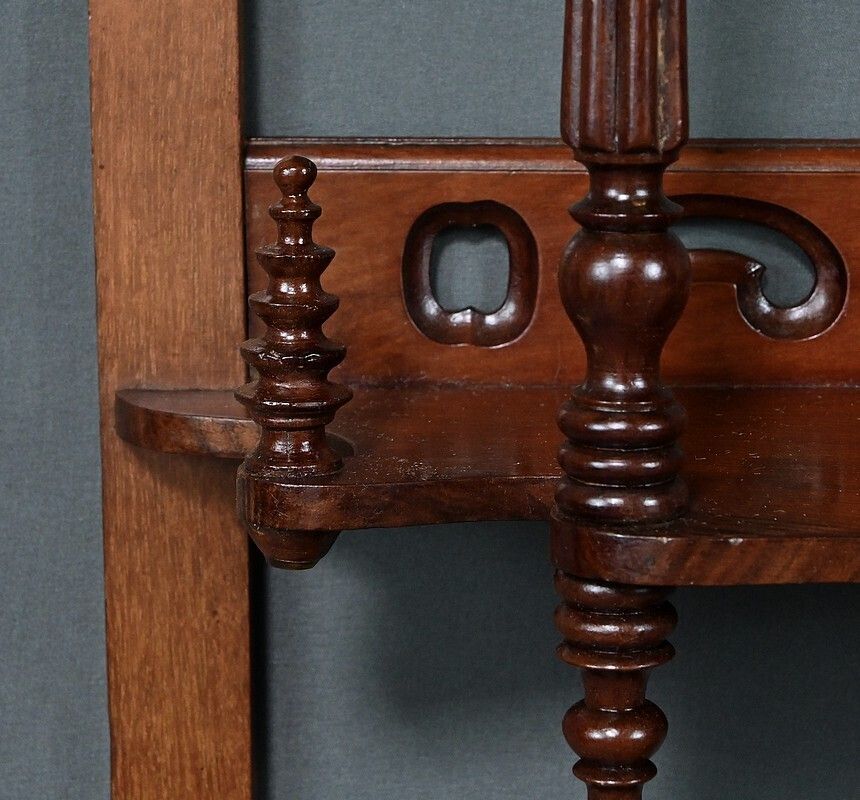 Mahogany Wall Shelf, Louis Philippe Period – Mid 19th Century photo vintage