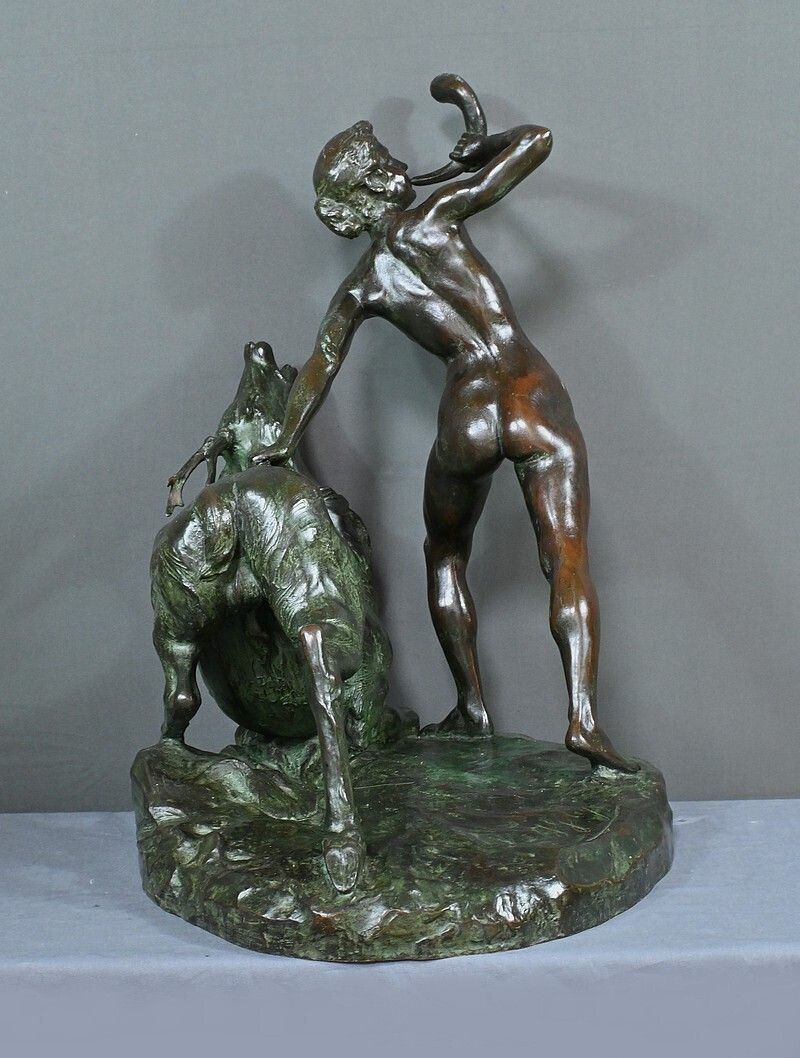 Important Bronze “Diane Chasseresse” By J. Geleyn – Early 20th Century photo 5550.0