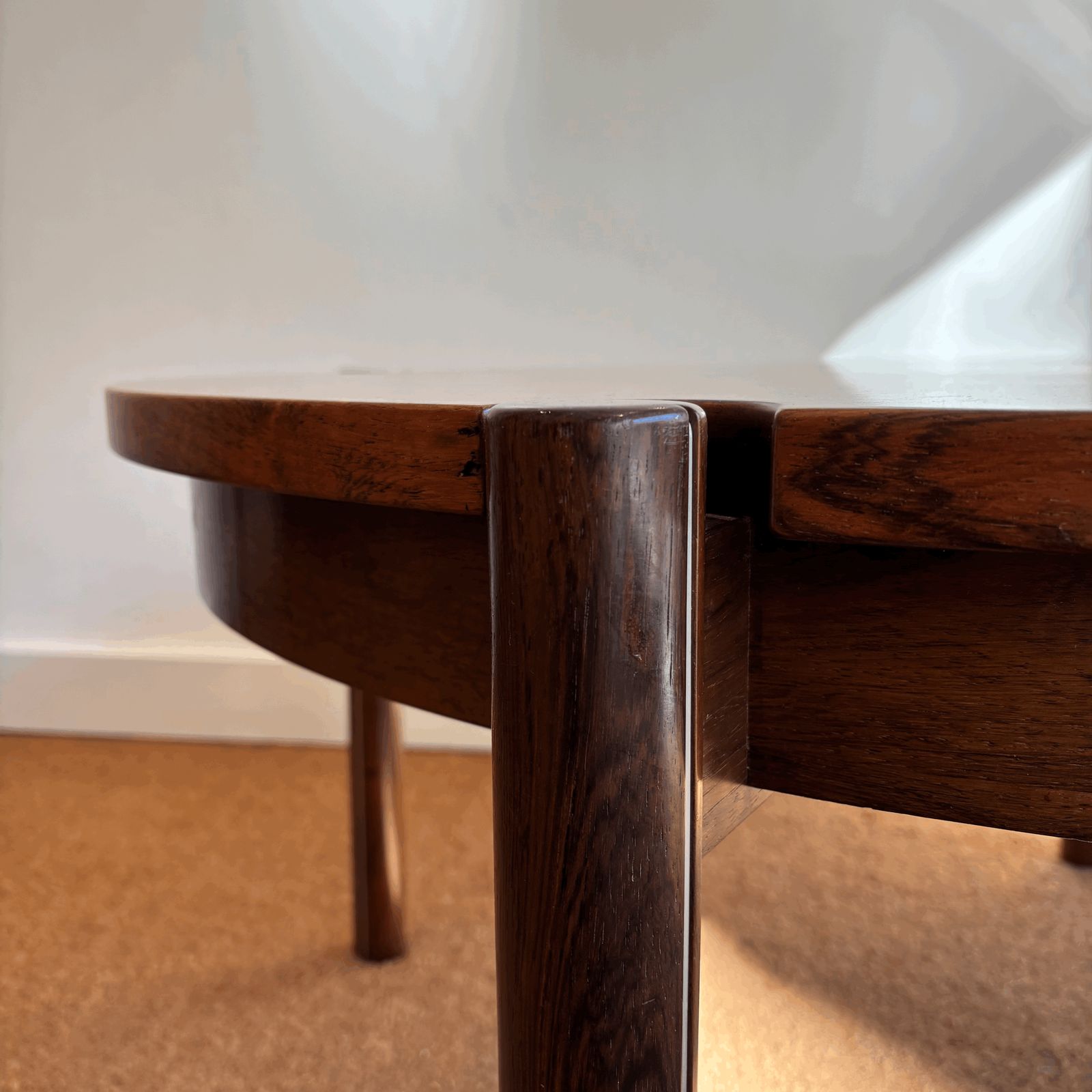 photo furniture Hans Jørgen Frydendal Rosewood Coffee Table, Denmark, 1960s