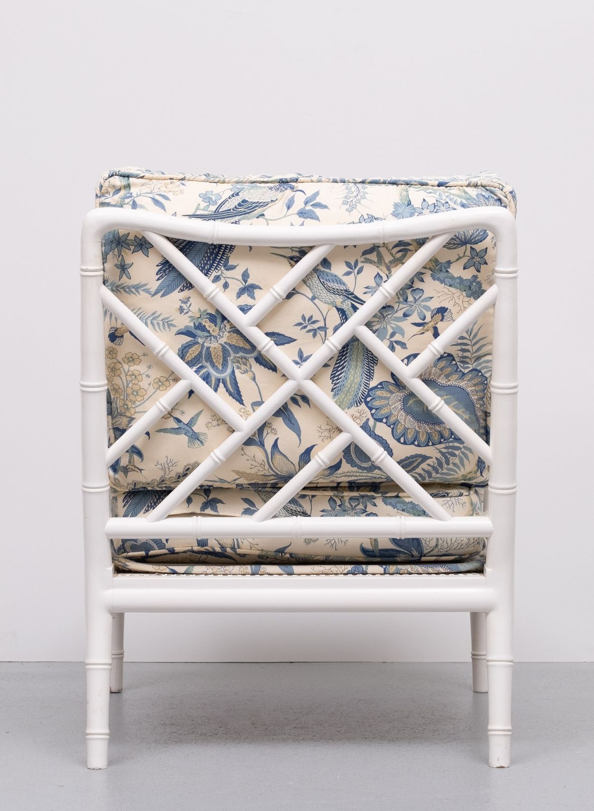 Faux Bamboo Chippendale Lounge Chair. 1970s France photo 1192.0