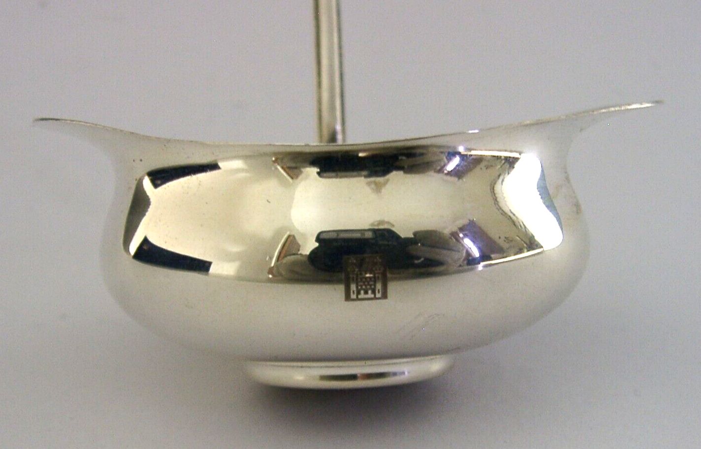 Mint 11+Inch English Sterling Silver Wooden Handled Toddy Punch Ladle 2002 Cased photo buy