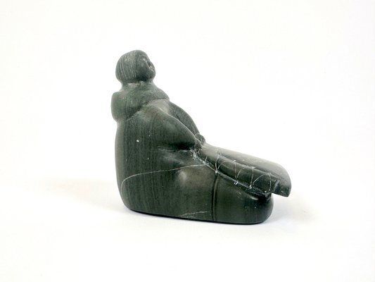 Canadian Inuit Woman Sculpture, 1960s photo vinterior