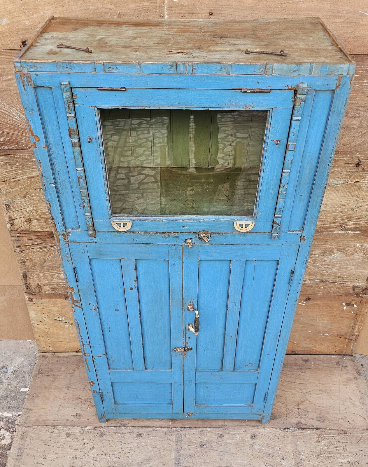 Old Art Deco Radio Cabinet In Burmese Teak photo Furniture