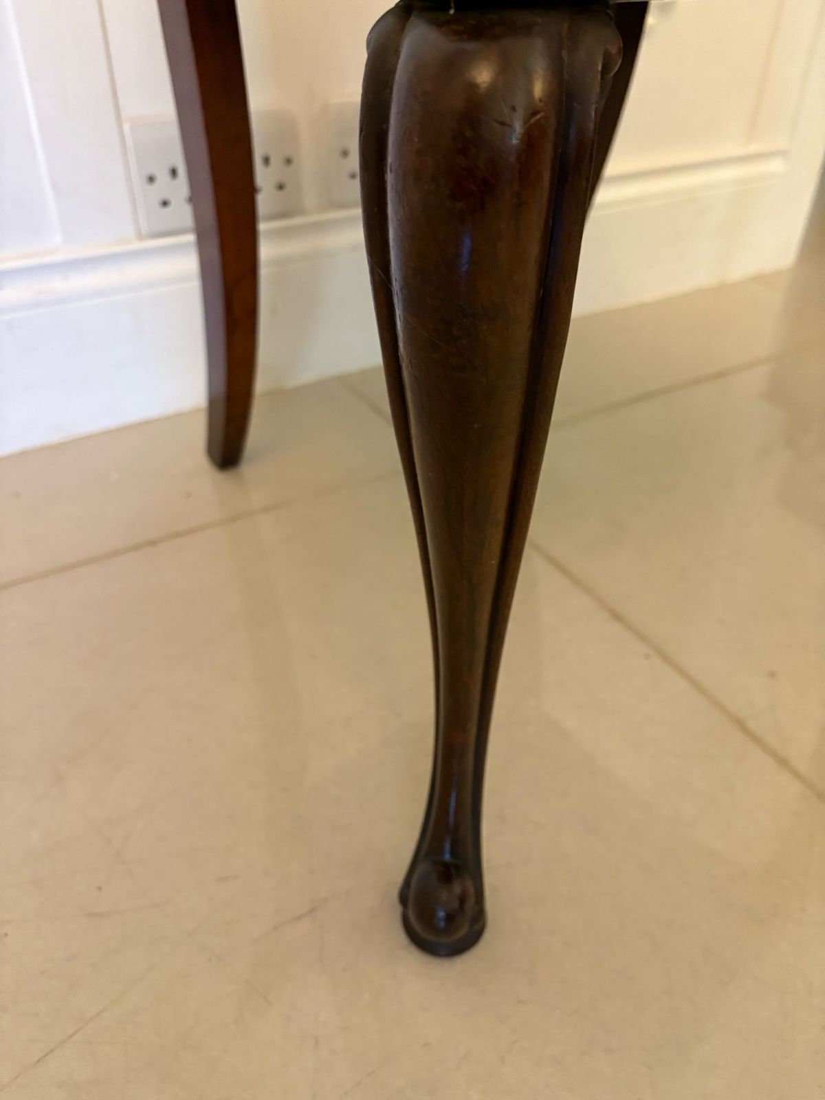 Furniture Pair Of Antique 19th Century Quality Carved Rosewood Side Chairs photo