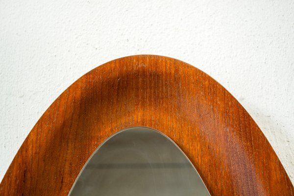 Oval Mirror By Franco Campo & Carlo Graffi For Home, 1950s photo Home Decor